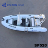 17ft Aluminum Rib Rigid Bottom Inflatable Boat And Dinghy for Sale
