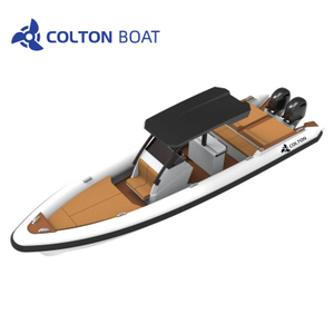 Aluminum rigid hull inflatable fishing boats for rental or for sale