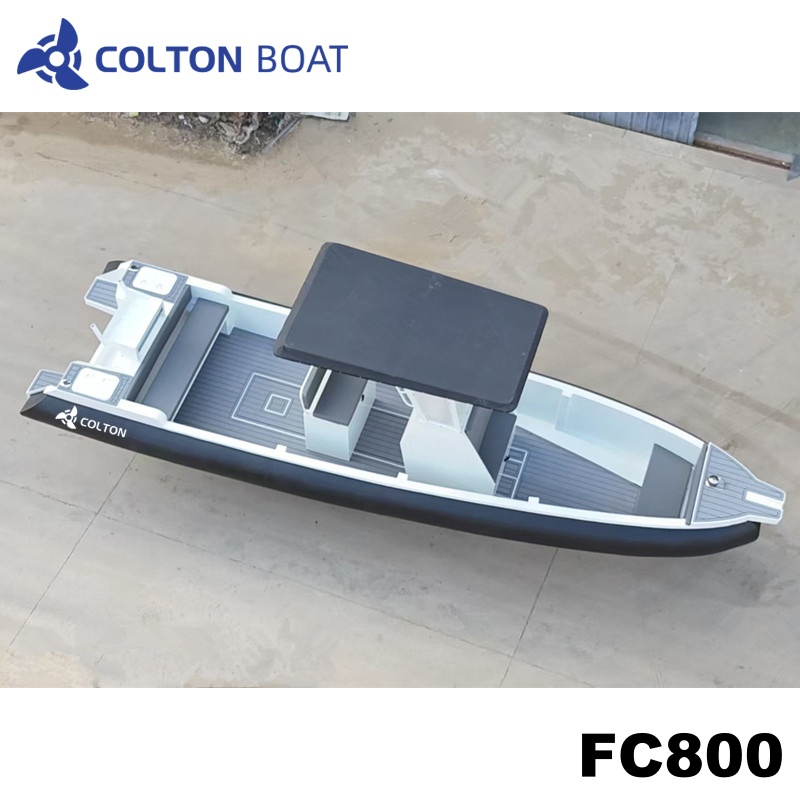 800cm Foam Collars Aluminum RIB Boat Produced Directly From Factory