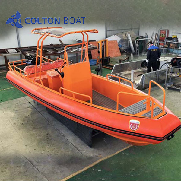20ft Solid Foam Collars Aluminum Rigid Inflatable Boat for Sale