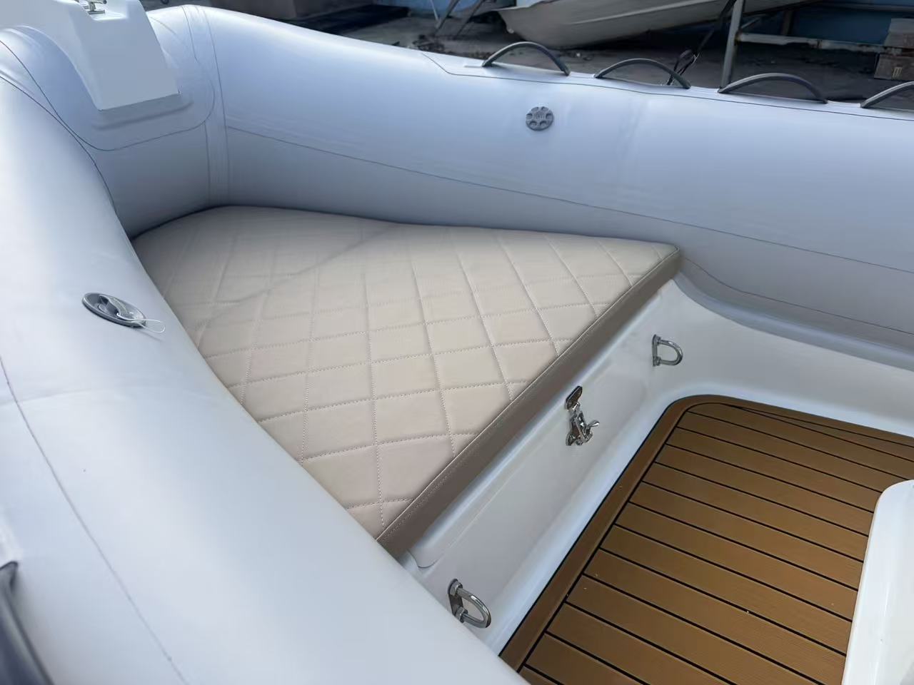 fiberglass rib boat