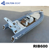 600cm Rigid Bottom Inflatable Boat And Inflatable Rib Boats for Sale