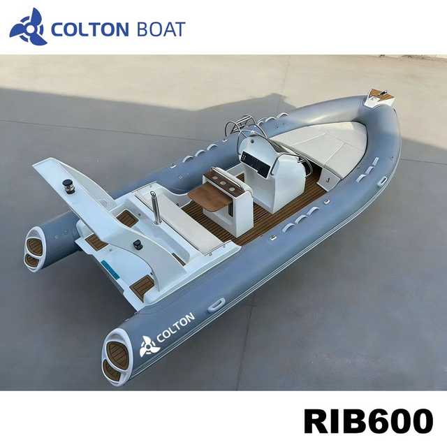 600cm Rigid Bottom Inflatable Boat And Inflatable Rib Boats for Sale
