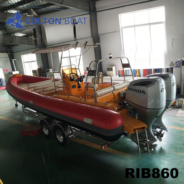 860cm Rigid Hull Inflatable Boats And Rib Dinghy for Sale