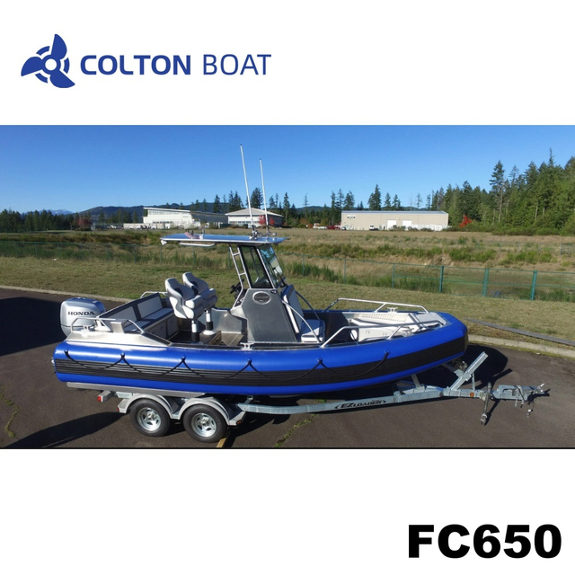 650cm aluminum foam supported rib with foam sponsons