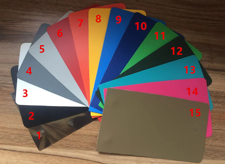 PVC color card