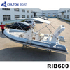 600cm Rigid Hull Inflatable Boats Rhib And Best Rib Motor Boat for Fishing