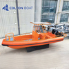 20ft Solid Foam Collars Aluminum Rigid Inflatable Boat for Sale