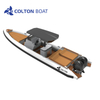 Aluminum rigid hull inflatable fishing boats for rental or for sale