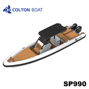 Aluminum rigid hull inflatable fishing boats for rental or for sale
