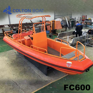 20ft Solid Foam Collars Aluminum Rigid Inflatable Boat for Sale