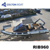 960cm Luxury Semi Rigid Inflatable Boats And Fiberglass Cabin Rib Boat for Sale
