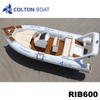 600cm Zodiac Inflatable Boats And Semi Rigid Inflatable Power Boat for Sale
