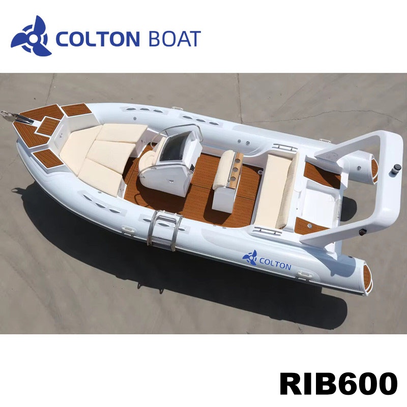 600cm Zodiac Inflatable Boats And Semi Rigid Inflatable Power Boat for Sale