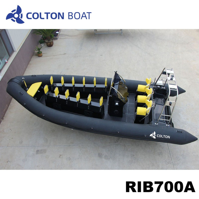 700cm Military Zodiac Rigid Hull Inflatable Boats with Hypalon Tube for Sale
