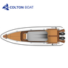 Aluminum rigid hull inflatable fishing boats for rental or for sale