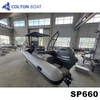 Factory Supply 660cm Aluminum Rib Inflatable Boats with Motor