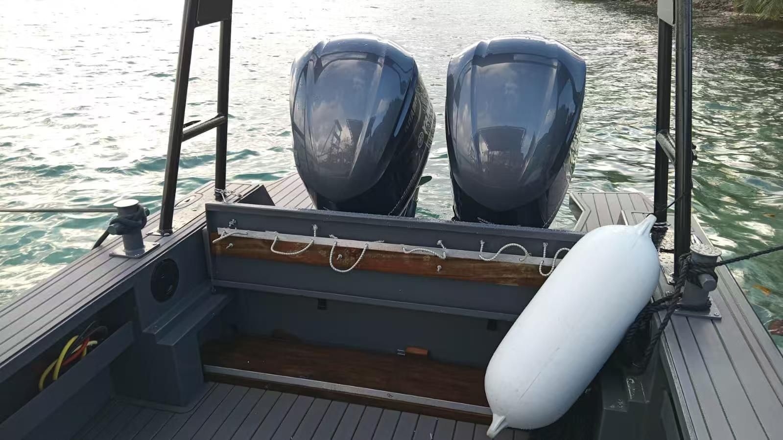 Solid Collar Aluminum Rigid Inflatable Boat