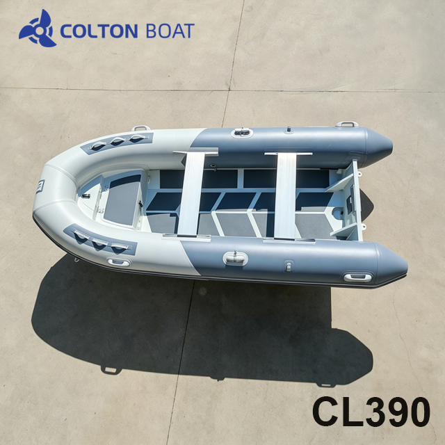 Pontoon Fishing Boat CL390 Inflatable Boat Rib Rib Dinghy for Sale Rhib Boat