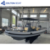 Factory Supply 660cm Aluminum Rib Inflatable Boats with Motor