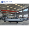 Factory Supply 660cm Aluminum Rib Inflatable Boats with Motor
