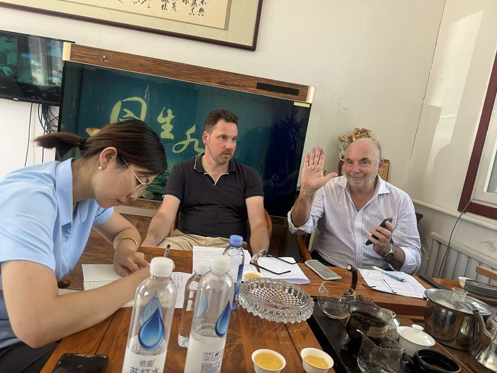 Australian Client Mr. Philip to Colton Factory