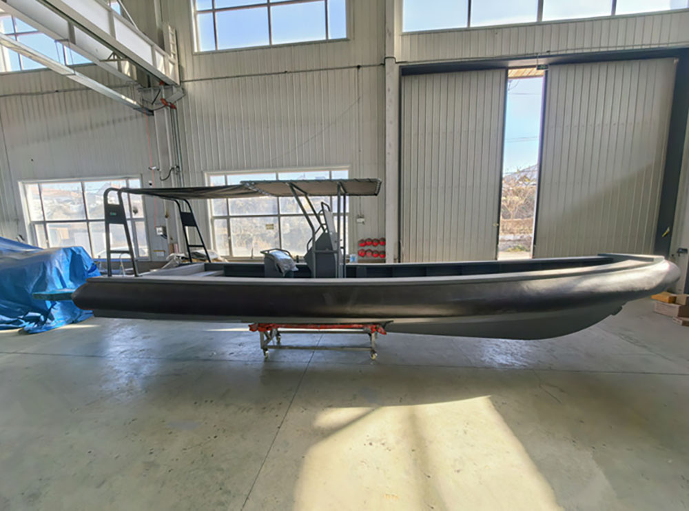 Foam collar aluminum hull rigid boats