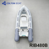 Fiberglass Hull Rigid Inflatable Boat Offshore RIB Tender Fiberglass Rigid Inflatable Boat Manufacturer High Speed Fiberglass RIB Boat