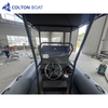 Factory Supply 660cm Aluminum Rib Inflatable Boats with Motor