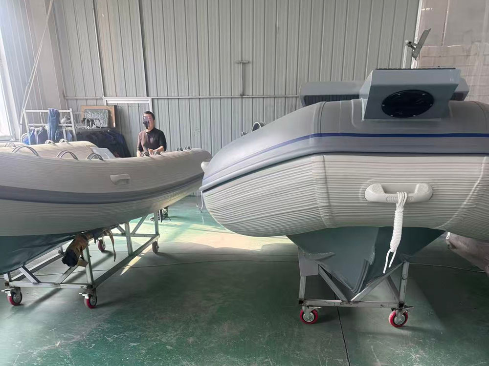 Canadian clients come to Colton for RIB boat negotiation