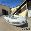 Outboard Motorboats CL420 Rib Motor Boat​ Rigid Inflatables Zodiac Boat with Motor Rib Sale Yacht Tender